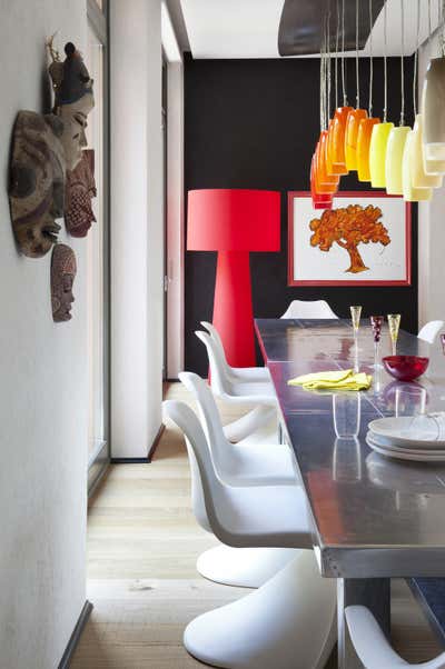  Contemporary Apartment Dining Room. Il tempo ritrovato by Pelizzari Studio.