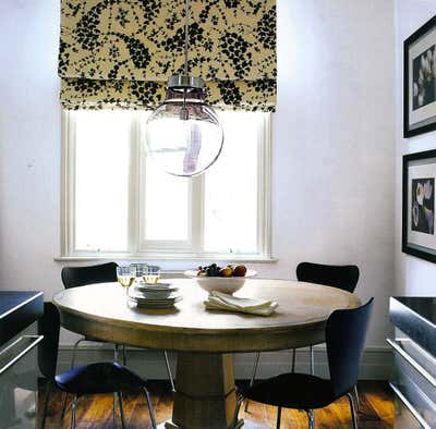  Eclectic Apartment Dining Room. London Flat  by Charlotte Barnes Interior Design & Decoration.