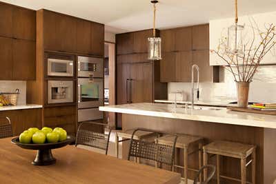  Coastal Contemporary Family Home Kitchen. Manhattan Beach Residence by Chris Barrett Design.