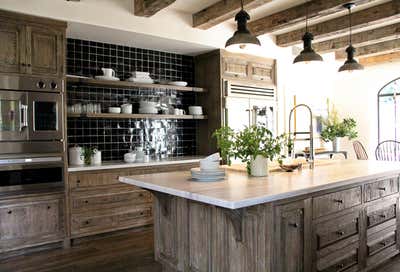  Mediterranean Family Home Kitchen. Mulholland Residence by Chris Barrett Design.