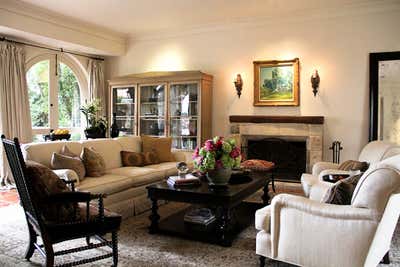  Mediterranean Living Room. Mulholland Residence by Chris Barrett Design.