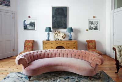  Bohemian Living Room. Historic Bloomsbury House by Rachel Chudley.