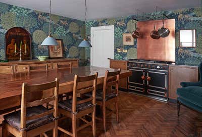 Bohemian Family Home Kitchen. Historic Bloomsbury House by Rachel Chudley.