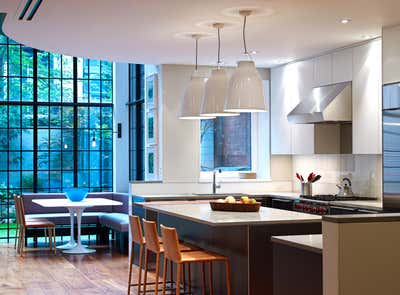  Minimalist Family Home Kitchen. Upper West Side Townhouse by Bella Mancini Design.