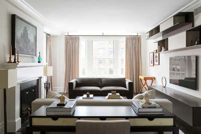  Transitional Apartment Living Room. Park Avenue by Bella Mancini Design.