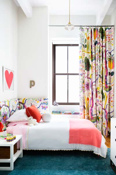 Contemporary Apartment Children's Room. Dumbo Loft II by Bella Mancini Design.