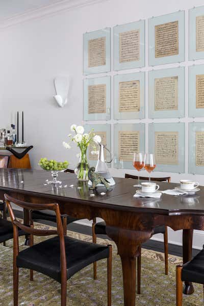 Eclectic Family Home Dining Room. WEST END by Huntley & Company.