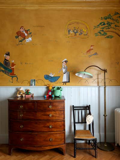  Bohemian Children's Room. Riverside Townhouse  by Beata Heuman Ltd.