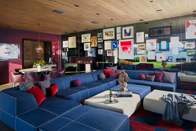  Contemporary Vacation Home Living Room. Lake House Retreat by Sofia Aspe Interiorismo.