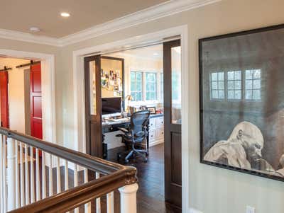  Transitional Family Home Office and Study. California Traditional by Lisa Queen Design.