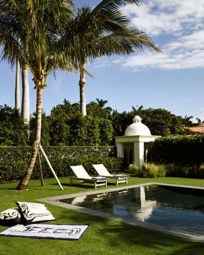  Traditional Beach House Patio and Deck. Palm Beach House by Jayne Design Studio.