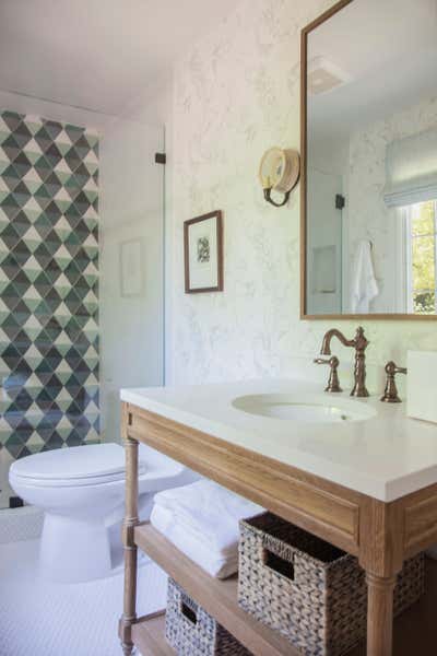  Eclectic Family Home Bathroom. Bespoke Casual by Lisa Queen Design.
