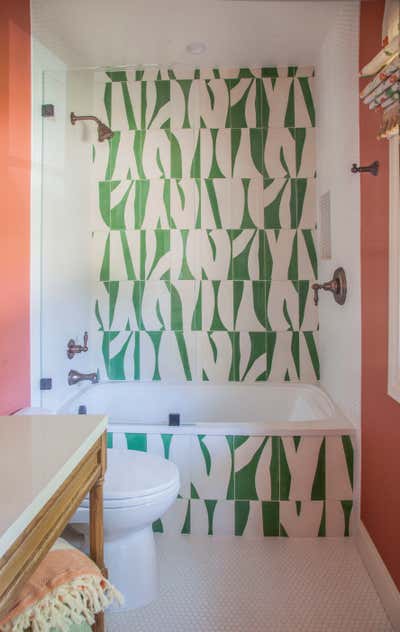  Tropical Bathroom. Bespoke Casual by Lisa Queen Design.