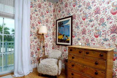  English Country Vacation Home Bedroom. Santa Cecilia Stables by Mariana d'Orey Veiga Design.