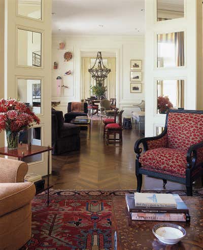  Maximalist Apartment Living Room. Beaux-Arts Flat by Fisher Weisman Brugioni.
