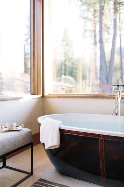  Contemporary Vacation Home Bathroom. Martis Camp Residence by Leverone Design Inc.