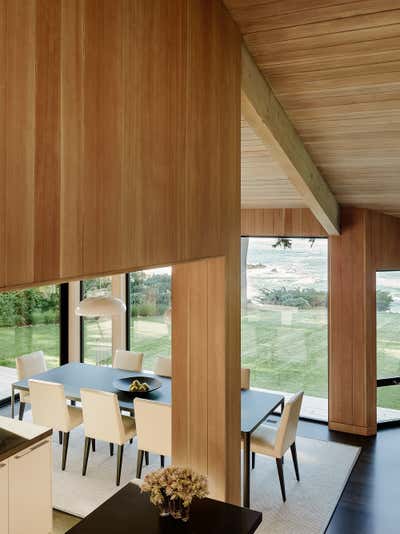  Contemporary Beach House Dining Room. Sea Ranch Retreat by Leverone Design Inc.