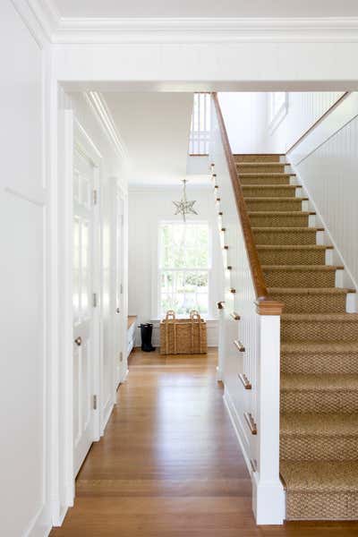  Transitional Family Home Entry and Hall. Greenwich Collector by Charlotte Barnes Interior Design & Decoration.