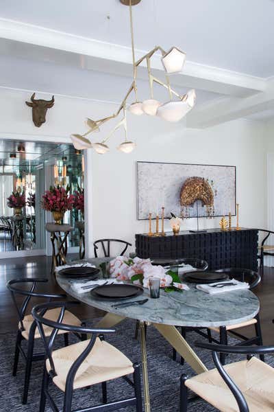  Contemporary Apartment Dining Room. Fifth Avenue by Santopietro Interiors.