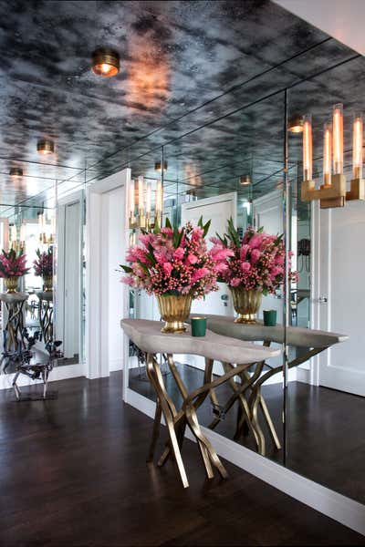  Modern Apartment Entry and Hall. Fifth Avenue by Santopietro Interiors.