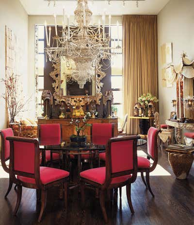  Maximalist Apartment Dining Room. SOMA Loft by Fisher Weisman Brugioni.