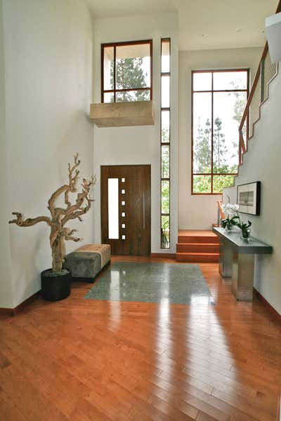  Contemporary Bachelor Pad Entry and Hall. Bel Air Contemporary by Lisa Queen Design.