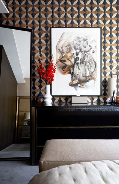  Maximalist Family Home Bedroom. Fitzrovia Apartment by Kia Designs.