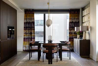  Modern Family Home Dining Room. Fitzrovia Apartment by Kia Designs.