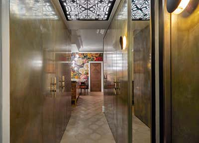 Contemporary Apartment Entry and Hall. Knightsbridge Apartment by Kia Designs.