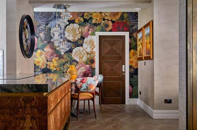  Maximalist Apartment Dining Room. Knightsbridge Apartment by Kia Designs.