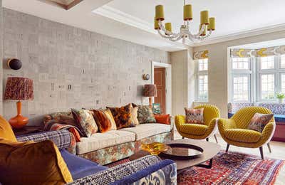  Maximalist Apartment Living Room. Knightsbridge Apartment by Kia Designs.
