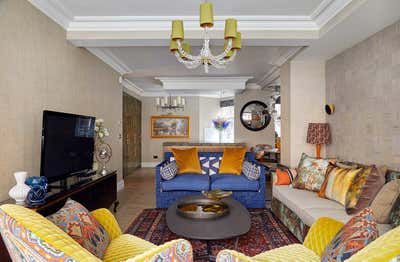  Maximalist Apartment Living Room. Knightsbridge Apartment by Kia Designs.