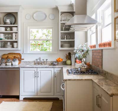 English Country Traditional Family Home Kitchen. Persa St by Nest Design Group.