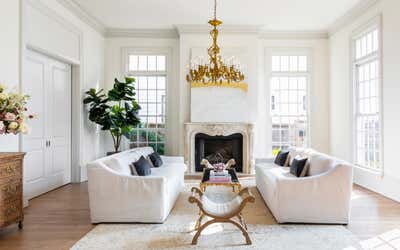  French Traditional Mixed Use Living Room. Chateau by Nest Design Group.