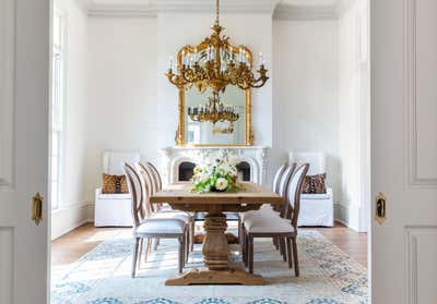  French Mixed Use Dining Room. Chateau by Nest Design Group.