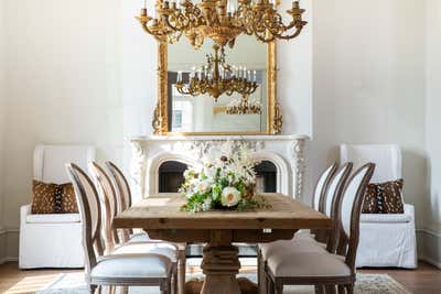  French Mixed Use Dining Room. Chateau by Nest Design Group.