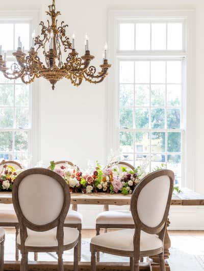 French Traditional Mixed Use Dining Room. Chateau by Nest Design Group.