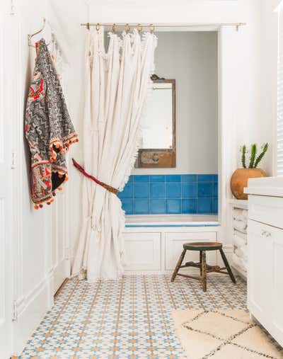  Eclectic Family Home Bathroom. Harvard House by Nest Design Group.