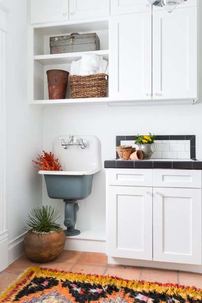  Bohemian Eclectic Family Home Pantry. Harvard House by Nest Design Group.