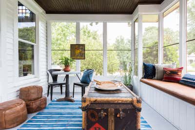  Bohemian Eclectic Family Home Patio and Deck. Harvard House by Nest Design Group.