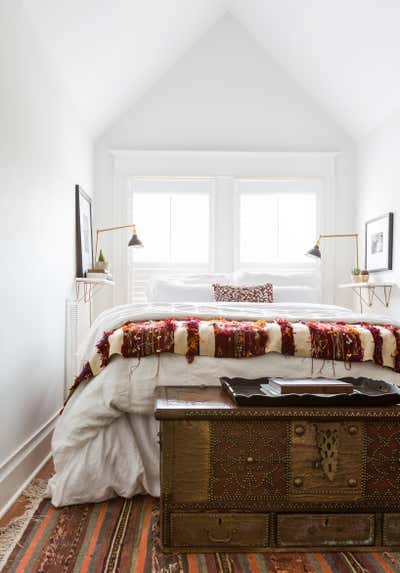  Eclectic Family Home Bedroom. Harvard House by Nest Design Group.
