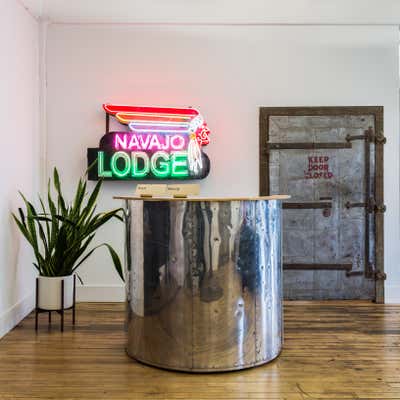  Bohemian Office Entry and Hall. Black Sheep by Nest Design Group.