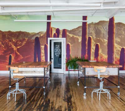 Bohemian Office Meeting Room. Black Sheep by Nest Design Group.