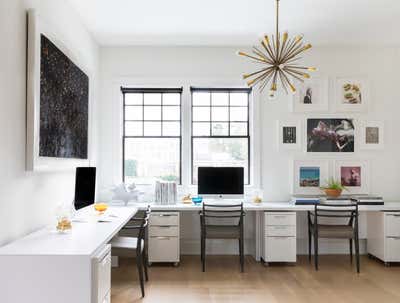  Mid-Century Modern Eclectic Office Office and Study. Soefer Photography Studio by Nest Design Group.