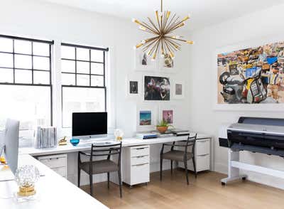  Modern Eclectic Office Office and Study. Soefer Photography Studio by Nest Design Group.