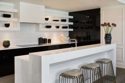  French Apartment Kitchen. Bower Penthouse by KES Studio.