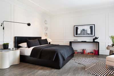  French Apartment Bedroom. Bower Penthouse by KES Studio.
