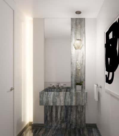  Contemporary Apartment Bathroom. Waterline Square by Studio Panduro.