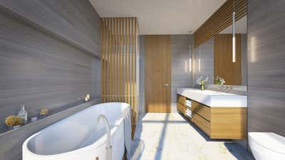  Contemporary Apartment Bathroom. 1 Seaport by Studio Panduro.