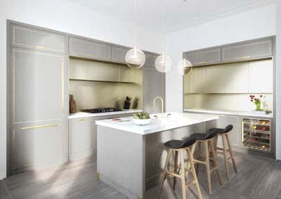  Contemporary Apartment Kitchen. 287 Park Avenue South by Studio Panduro.